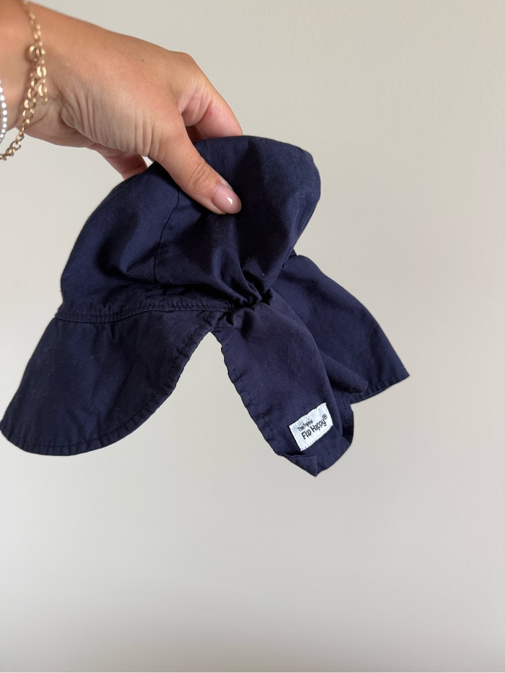 Flap Happy Navy Sun Hat for Baby Kids by Flap Happy Size XL